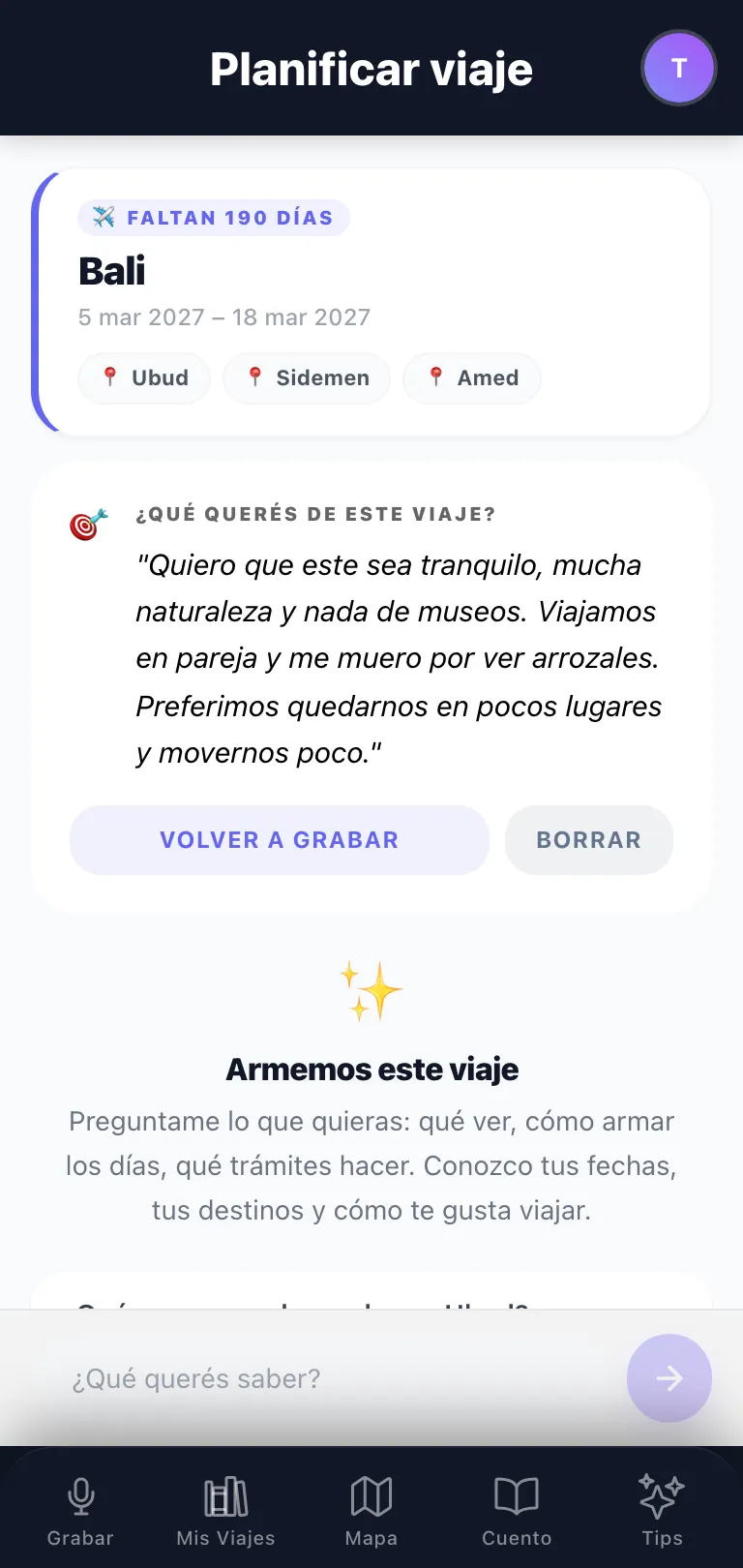 Dijiste «nada de museos». Volvió sin un solo museo.